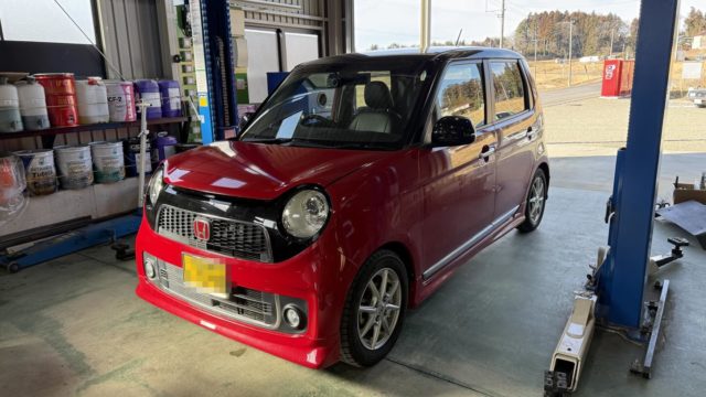 NONE JG1 車検整備

前後ダンパー、サーモスタット

ブレーキディスク、パッド、バッテリー交換です